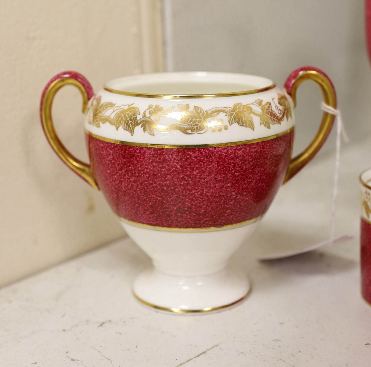 A Wedgwood coffee set, pattern no. W3994 H.